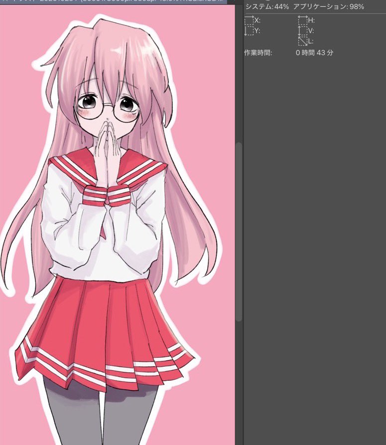 shockyoupan's tweet photo. めっちゃ筆速くないですか！？
（ラフはアナログで描くから本当は＋10分くらいだけど） https://t.co/USIqP5vjeE