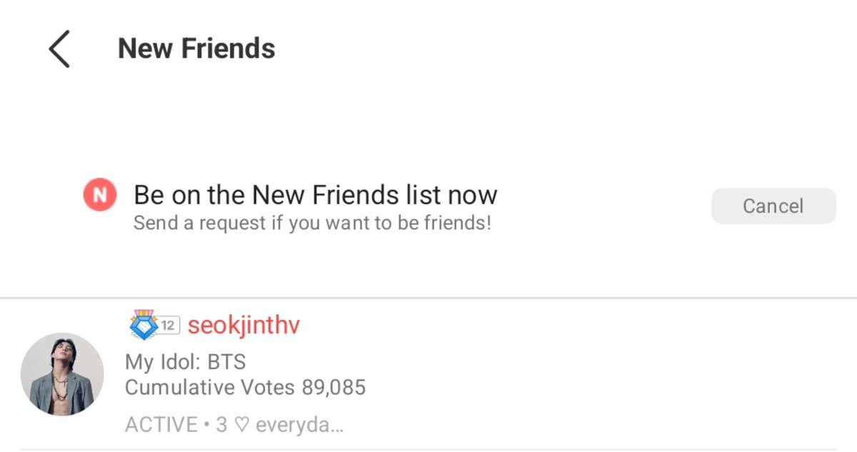 seokjinthv's tweet photo. lets be friends on choeaedol!!! 😋

🎫 Invite Code: 6110A2A2

https://t.co/yKjcOOa3Vy https://t.co/zUw8MouUYB