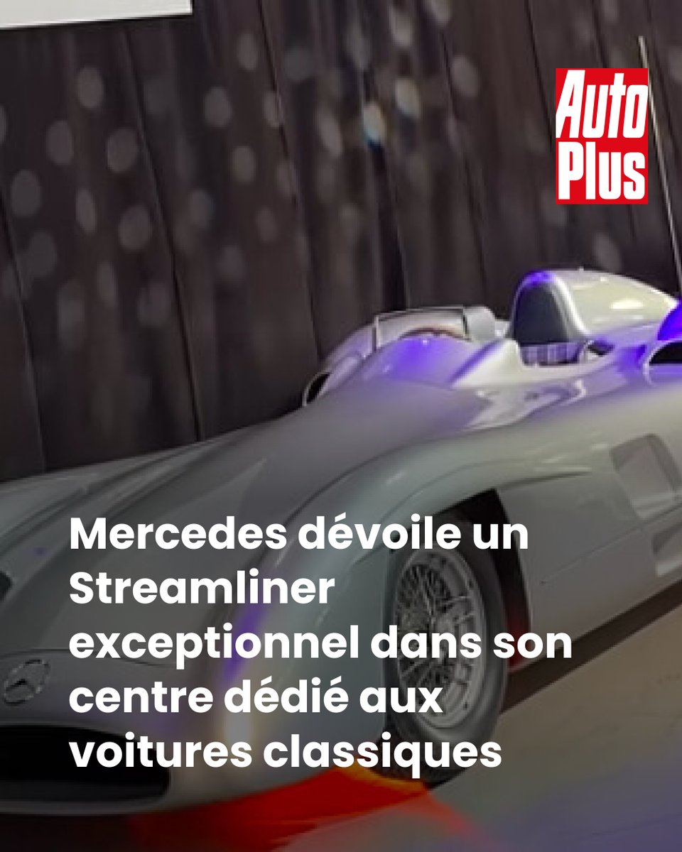 AutoPlusMag's tweet photo. 🔗 https://t.co/9xLuwg3RDs
Visitez les coulisses du Mercedes-Benz Classic Center où le Mercedes W196 R Streamliner, vendu 51,155 M€, vole la vedette aux autres légendes de Stuttgart. https://t.co/f8WDjjsl15