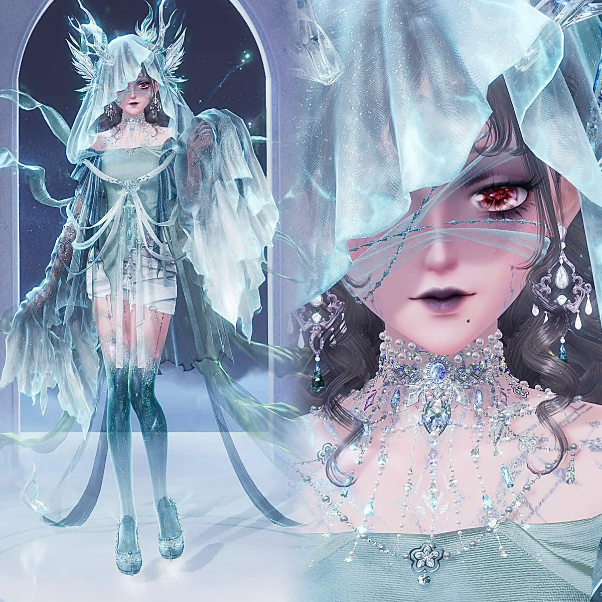 ComanderCresida's tweet photo. Made a little ghost 👻 🩵🤍🩵👻

Code: 7cfEZAuh6TG#

#InfinityNikki https://t.co/CSJqNOtgoB