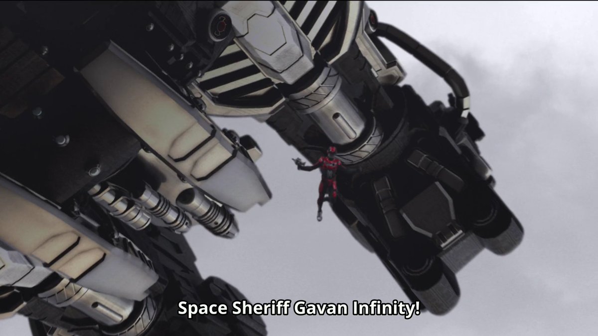 SentaiFive's tweet photo. Shout's reaction to Gavan (sounds like it's lining with that theory since the beginning). A good end to the episode

#Omegahorn #ProjectRED https://t.co/mZoHtL4SlA