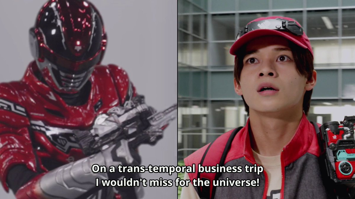 SentaiFive's tweet photo. Shout's reaction to Gavan (sounds like it's lining with that theory since the beginning). A good end to the episode

#Omegahorn #ProjectRED https://t.co/mZoHtL4SlA