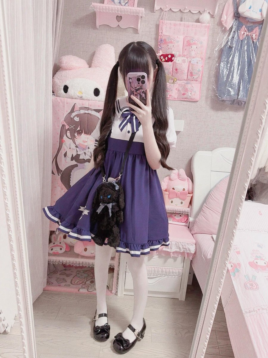 leena_vx9's tweet photo. ˶ᵒ ㅂ ˂˶ #软妹穿搭 https://t.co/iVYuBf1803