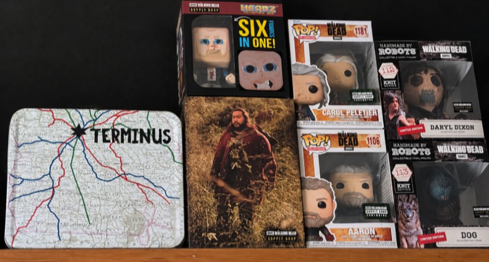 DanielleRathbu3's tweet photo. #TheWalkingDead #TWDCollection #NormanReedus #DarylDixon #CarolPeletier #AaronTWD #JerryTWD #TWDMerch #FunkoPop #HandmadeByRobots #TWDFan #TWDUniverse #HorrorCollectibles #CollectorsCommunity #WalkingDeadCollectibles https://t.co/X0qtUzLduC