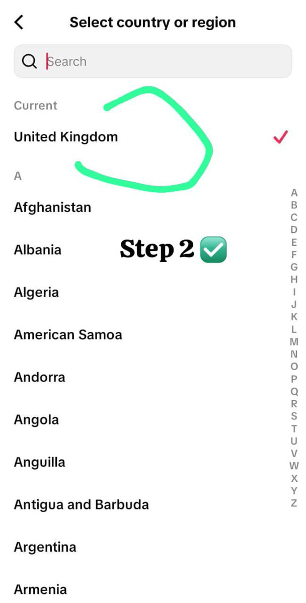 favour34085's tweet photo. HOW TO CREATE A UK 🇬🇧 TIKTOK ACCOUNT

Simplified proceess 👇 

No Vpn Needed ❌ 

1. Go to TikTok’s sign-up page and tap the country option showing Nigeria.

2. Select United Kingdom from the list.

3. Sign up with Google using a new Gmail account, create the account

4. After Creating the account go to your settings and privacy to check account information to confirm if you really created a UK Tiktok account 

Now, here’s what you need to know if your goal is to make money from TikTok 👇