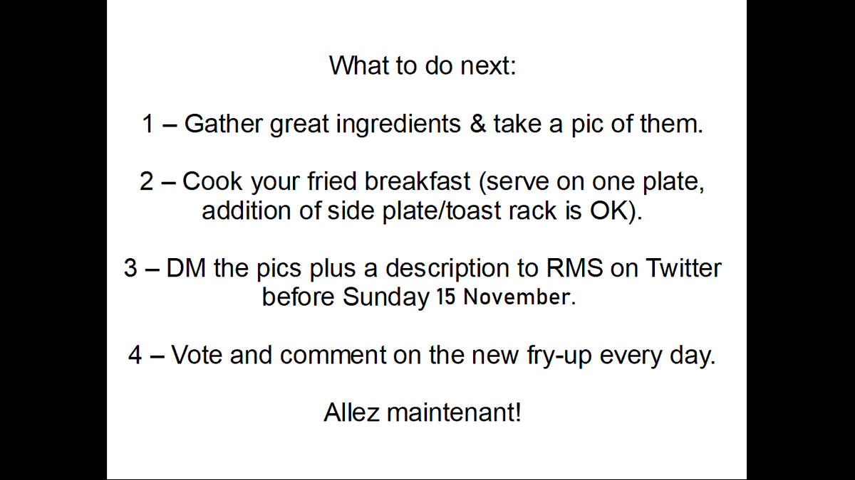 RateMySausage's tweet photo. The 2026 RMS Fried Breakfast Competition sponsored by Box To Belly

Entry deadline extended by one week (due to real life stuff). Come on down!

Sun 15 Nov – last submission day
Mon 16 Nov – competition starts

#FryUp #FryOff #ShopLocal #ProperButcher

Feel free to RT... https://t.co/ZjsKeEtumi