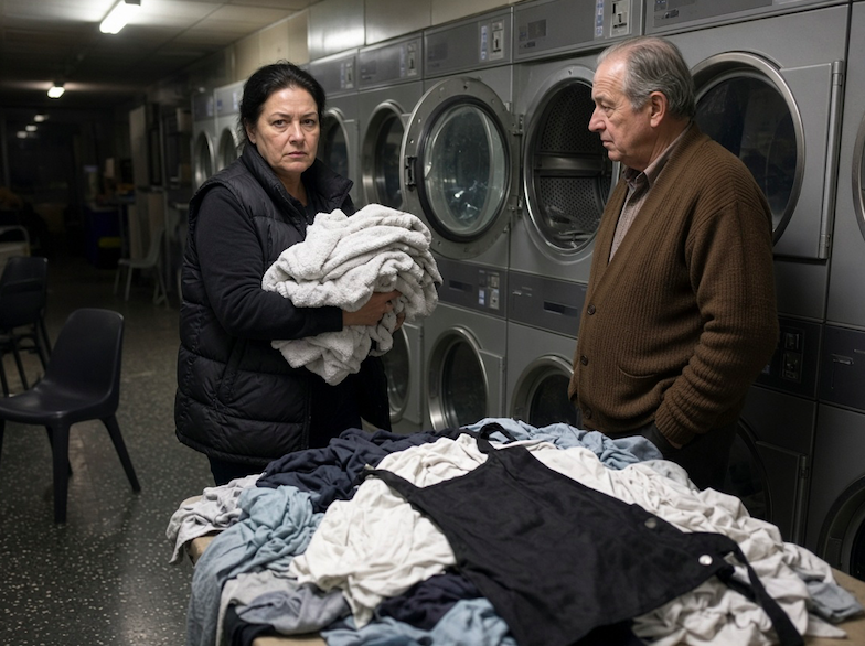 Hayato_ett's tweet photo. Last Wednesday, a woman pulled my wet clothes out of a dryer that was still running.

I’m 31. I’m a waitress. I had just worked a double, and my only clean uniform was in that dryer. I needed it for a 6 a.m. shift.

I had put in $3.75 for forty-five minutes. Then I went next door for a sandwich. I was gone twenty-five minutes.

When I came back, my clothes were in a wet pile on the folding table. My apron was on top of the pile.

A woman was loading her towels into my dryer.

I told her it still had time on it.

She said it was sitting there done, and she waits for nobody.

The attendant came out from behind the counter. He’s an older man who’s there every night.

She talked to him, not me.

“She left it for an hour. Rules are rules. I pull people’s stuff out every week, and they always come back late and cry about it.”