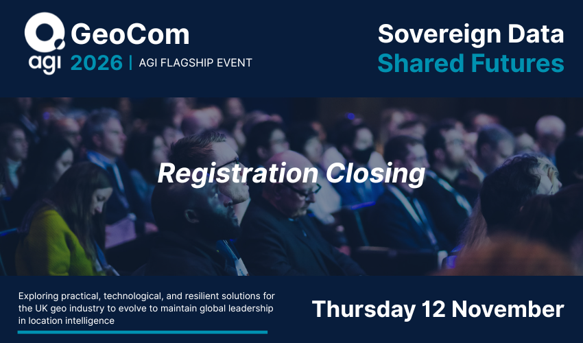 GeoCommunity's tweet photo. Join the debate: How can we strengthen sovereign and resilient geospatial systems while maintaining the openness, collaboration and innovation our sector depends on?

GeoCom 2026 Sovereign Data, Shared Futures

Registration closes Sunday 1 November
🎟️https://t.co/pixFP2lLsM https://t.co/O5G0gK1NW6