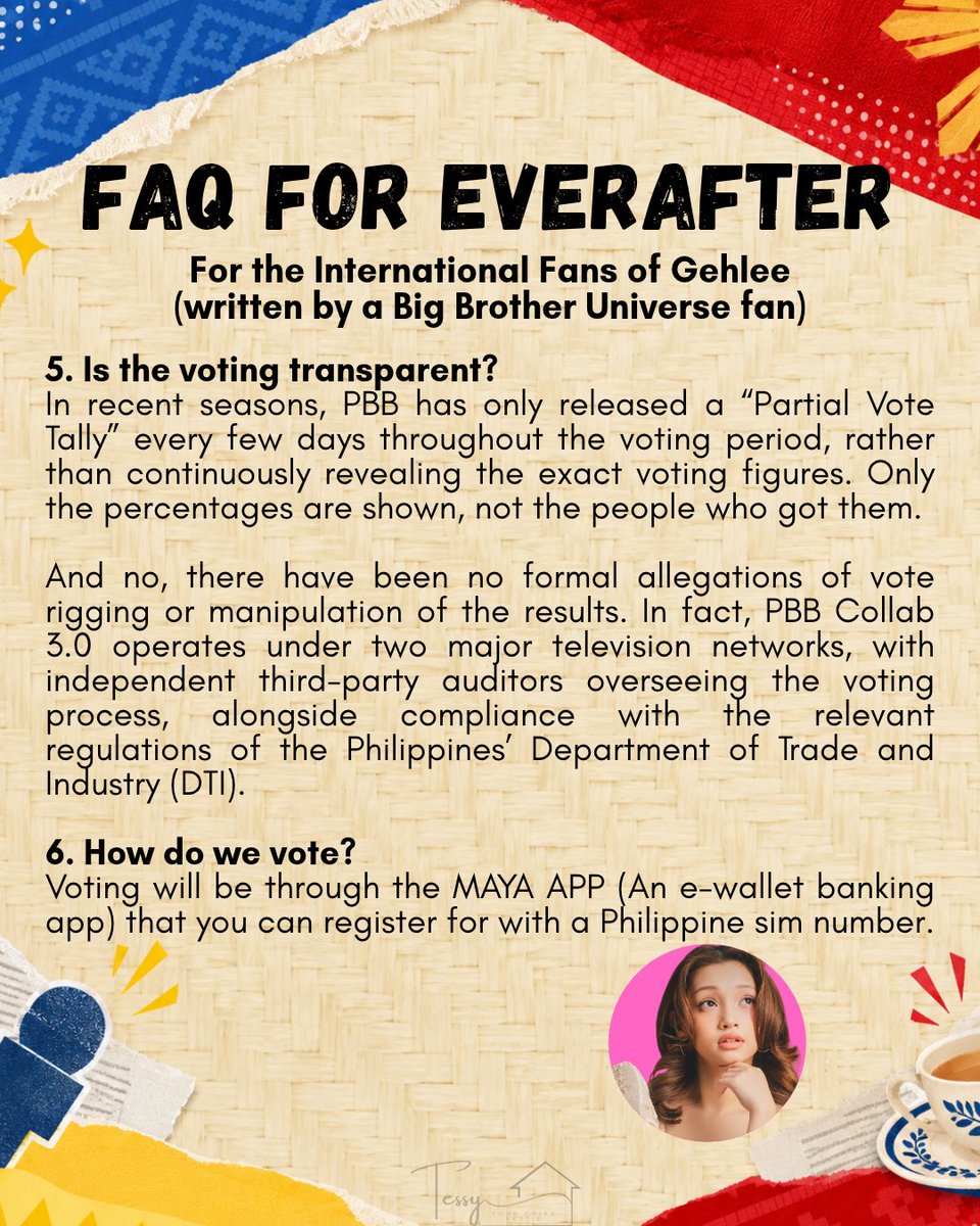 CollabS12PBB's tweet photo. [FAQ for EverAfter]

For International Fans of Gehlee 

If you have more questions, I'll answer in the replies.

#PBBCollab3FirstNight https://t.co/Oad8QW4Jar