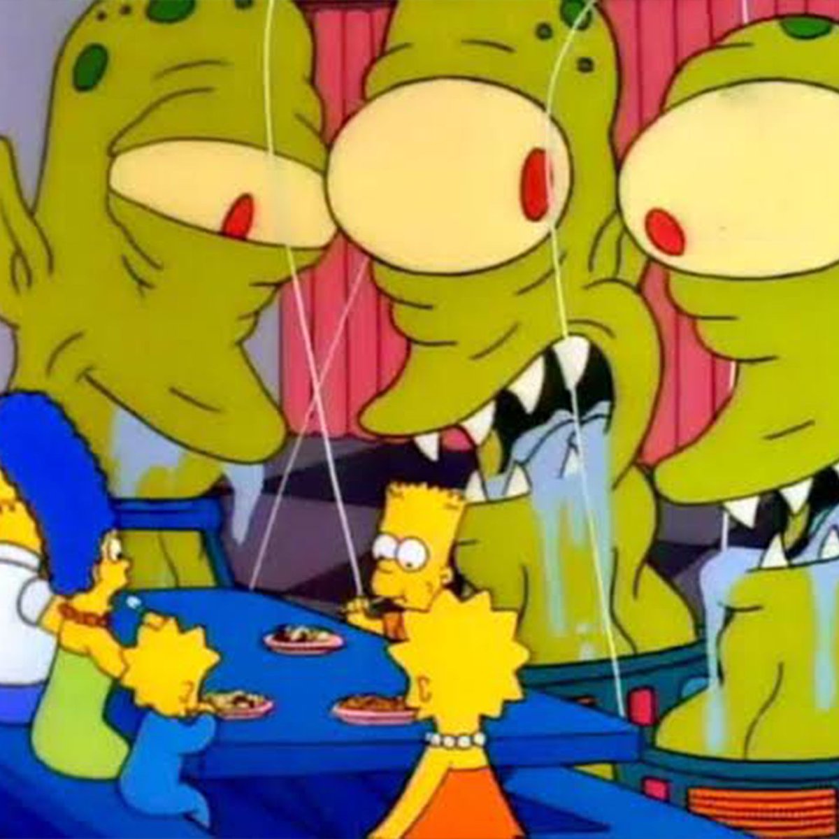 Dexerto's tweet photo. The first Simpsons 'Treehouse of Horror' premiered 36 years ago today https://t.co/EIqp8DC8Qb