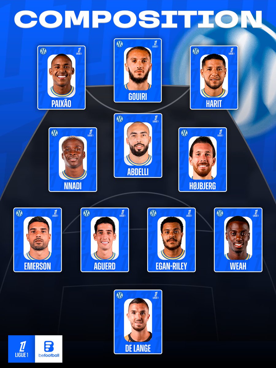 _BeFootball's tweet photo. 🚨 LE ONZE DE L'OM AVEC LE RETOUR D'HOJBJERG ! 🔙💙

Paixao, Gouri et Harit sont titulaires en attaque.

Vos pronos ? https://t.co/55Nh0KR6vk