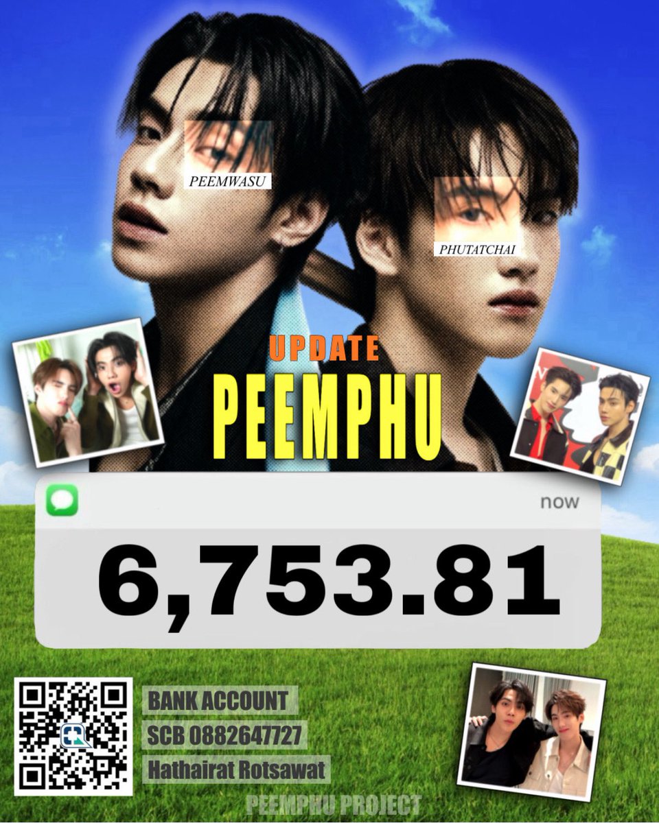 peemphubusday's tweet photo. 📍Update : 25/10/2026

     💵:  6,753.81 ฿

🎇Goals 2 : 14,027.27🎇

📍ขาดยอดที่ : 7,273.46 ฿

⏰ นับถอยหลัง 4 วัน! ⏰

#PeemphuBUSDAYproject2026
#PEEMWASU #PHUTATCHAI
#HappyBUSDAY2026 https://t.co/GuH6esm5qZ