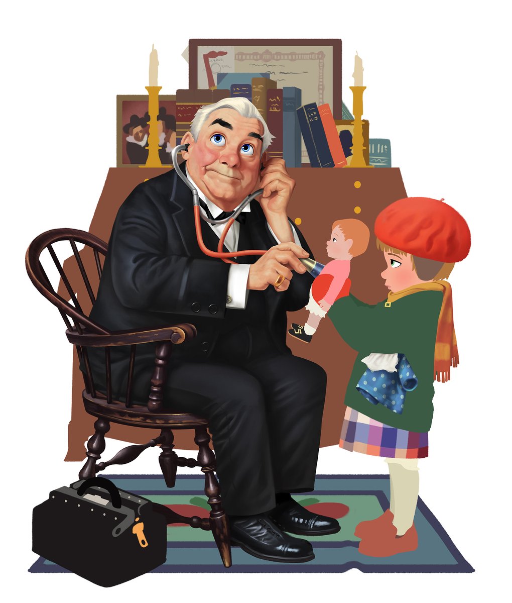 LuigiL1985's tweet photo. Doctor and Doll Tribute ⭐️

Still one of my favorites! Norman Rockwell is a huge inspiration for me, doing this made me respect his work even more :) https://t.co/Gdsws9qogR