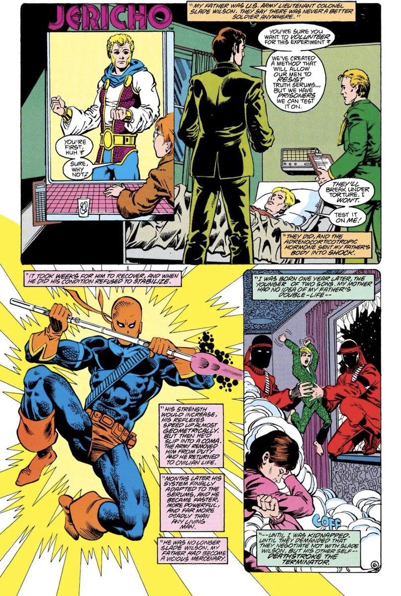 JerichoDaily's tweet photo. Danny takes a look at Joey’s story 

(The New Teen Titans 1984 #47) https://t.co/roukYS8ZyU