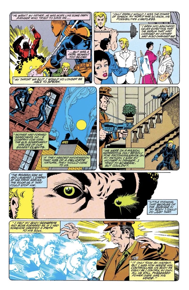 JerichoDaily's tweet photo. Danny takes a look at Joey’s story 

(The New Teen Titans 1984 #47) https://t.co/roukYS8ZyU
