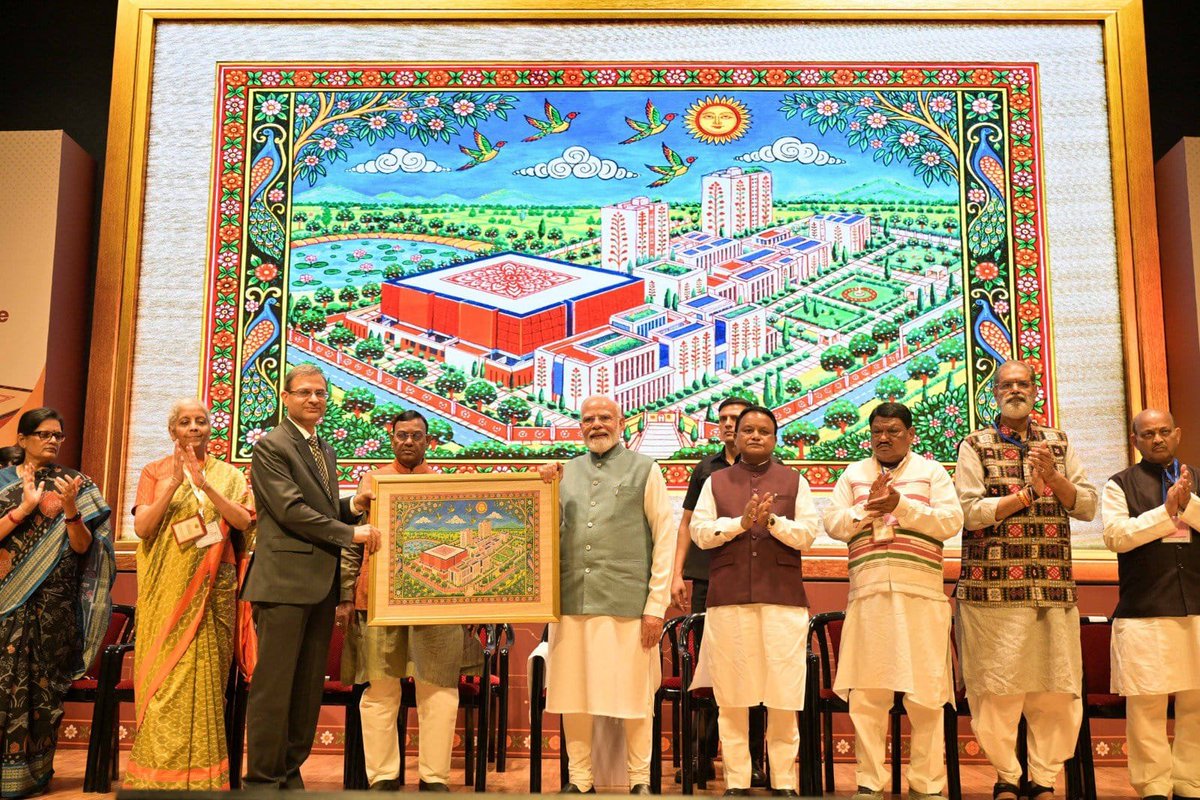 BrajmohanRamIN's tweet photo. Honoured to attend the inauguration of Reserve Bank of India’s Data Centre and Cybersecurity Training Institute at Info Valley-II in Jatni, Bhubaneswar by Hon’ble Prime Minister Shri @narendramodi  Ji, in the presence of Hon’ble Chief Minister Shri @MohanMOdisha, Hon’ble Union Finance Minister Smt. @nsitharaman and RBI Governor Shri @SmalhotraRBI.

This initiative marks a significant step towards strengthening India’s financial infrastructure, data security and cybersecurity capabilities and enhancing the resilience of country’s rapidly expanding digital financial ecosystem.
