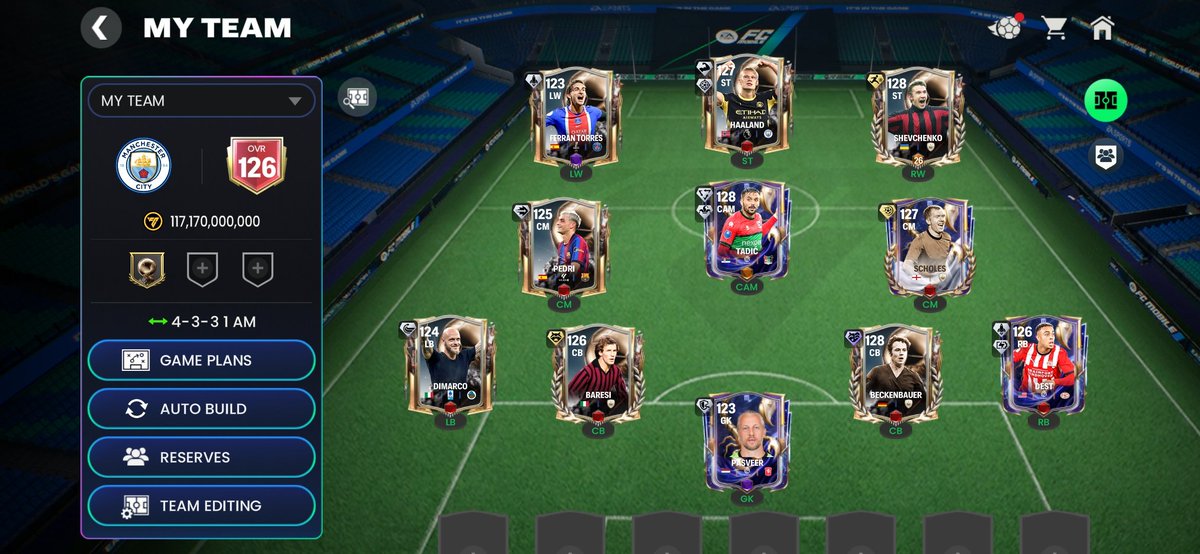 99rkreddy's tweet photo. Giving away this account to one of you guys! (Almost 127 OVR, 1 rankup away &amp; lvl 4 Ballon dOr badge)

To enter:
1) Like &amp; Retweet 
2) Comment ur current team OVR

Winner picked tomorrow same time from one of the comments https://t.co/OIs5PKo0tF