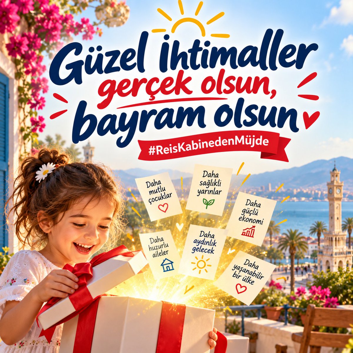 IzlenL52947's tweet photo. @FSC29858210 müjdeli haber bekliyoruz çocuklar gibi Güzel İhtimaller gerçek olsun , bayram olsun 🎁 #ReisKabinedenMüjde https://t.co/8bmZomGmuz