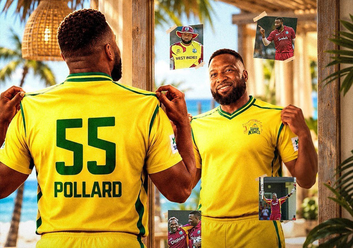 CSKCore's tweet photo. Kieron Pollard has informed the Joburg Super Kings management of his unavailability for the upcoming SA20.

“He has conveyed to us that he will not be able to play for Joburg Super Kings,” confirmed Kasi Viswanathan, CEO of CSK.

Source :- Cricbuzz https://t.co/liCxTNZbB4