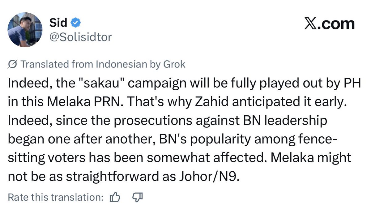 SimpletonED's tweet photo. It’s not a campaign. Sakau by Umno BN is a #fact and we are paying for it. Kalau tak bodoh, bukan Sid. https://t.co/RcGbTEQpwt