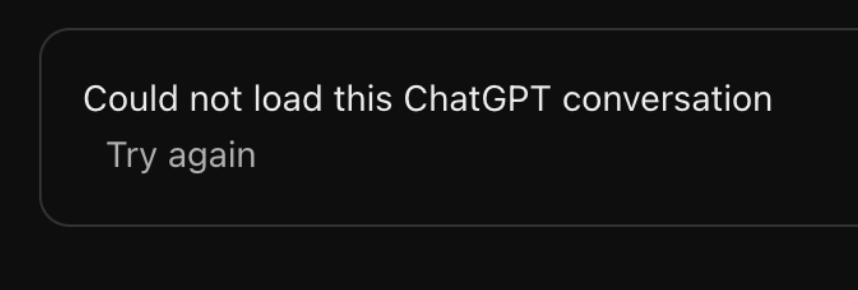 zxv_writes's tweet photo. I am finding that ChatGPT Pro is completely unusable on turns that take >2 hours to finish.

Has anyone noticed that long-running ChatGPT Pro sessions break completely?

It's just bugs all the way down. So frustrating, because ChatGPT Pro is unparalleled when it works. https://t.co/9nzCeMMM5i