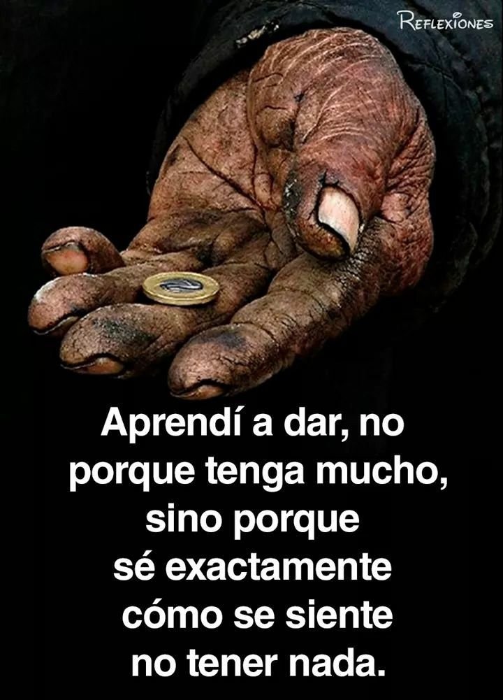 carher0663's tweet photo. Dar de corazón siempre https://t.co/x1OTodxC4K