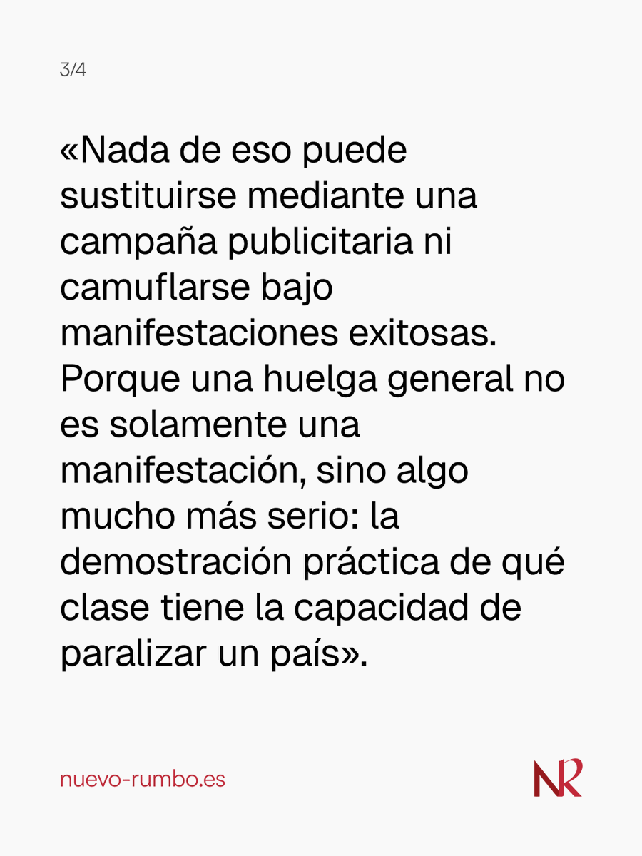 _NuevoRumbo_'s tweet photo. 🗞️ «Necesitamos recuperar la capacidad de luchar por nuestros intereses y de plantear una alternativa completa al poder de quienes viven de nuestro trabajo».

✍🏼 @GarciaAstor, sobre las movilizaciones por la vivienda, la huelga general y las elecciones.

https://t.co/7qtXBtWjhR https://t.co/nKTKJR4FNi
