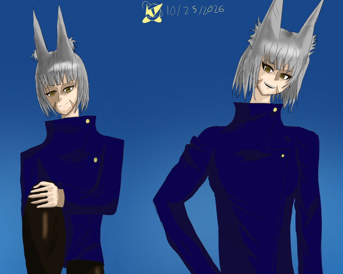 TheKirbyfan66's tweet photo. quite proud of this one, Nia the GOAT. kinda like the other one I did with Melia but this time they got the shoko HI fit. pretty snazzy if I say so me self

#Nia #Hiddeninventory #Jujutsukaisen #Shoko #Xenoblade3 #XENOBLADE #Xenoblade2 https://t.co/6PN7RENaII