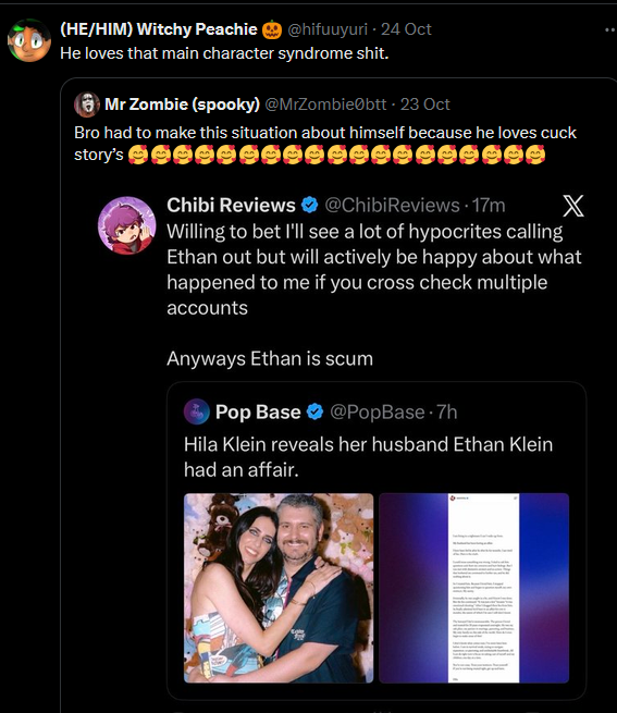 AnimeLoverBis's tweet photo. I have never heard of these people before the drama but yeah Chibi is a looser. So is Ethan https://t.co/xgycvRg7YB