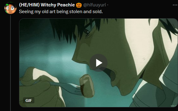 AnimeLoverBis's tweet photo. someone actually thinks your art is worth something?

Damn lol https://t.co/p2gMuvEM60