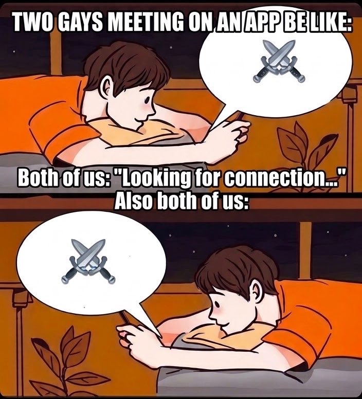funnygayposts's tweet photo. we can just stop it https://t.co/q2pPCZOg2b