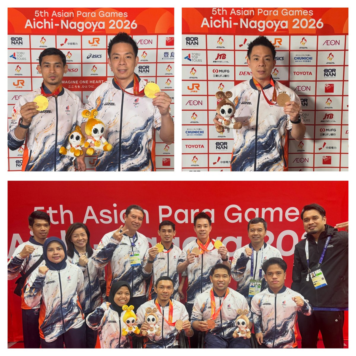 craigansibin's tweet photo. MALAYSIA'S PERFORMANCES IN 2026 🇲🇾🏸
(As of 25 Oct 2026)

A running compilation of Malaysia's achievements in badminton throughout 2026, covering major BWF championships, the BWF World Tour, international circuit tournaments, multi-sport games, junior competitions and para badminton. 🏆

-----------------------------------
BWF TOURNAMENTS (GRADE 1)
-----------------------------------

World Championships
🥈🇮🇳New Delhi: Aaron Chia / Soh Wooi Yik

World Team Championships
(Thomas & Uber Cups)
6th 🇩🇰Horsens: Women's Team
8th 🇩🇰Horsens: Men's Team

---------------------------------
BWF WORLD TOUR (GRADE 2)
---------------------------------

Super 1000
🥇🇮🇩Indonesia Open: Goh Sze Fei / Nur Izzuddin
🥈🇲🇾Malaysia Open: Aaron Chia / Soh Wooi Yik
🥈🏴󠁧󠁢󠁥󠁮󠁧󠁿All England: Aaron Chia / Soh Wooi Yik

Super 750
🥇🇫🇷French Open: Man Wei Chong / Tee Kai Wun🆕
🥇🇩🇰Denmark Open: Pearly Tan / M.Thinaah 
🥈🇫🇷French Open: Goh Sze Fei / Nur Izzuddin🆕
🥈🇫🇷French Open: Pearly Tan / M.Thinaah🆕
🥈🇫🇷French Open: Hoo Pang Ron / Lai Pei Jing🆕
🥈🇩🇰Denmark: Aaron Chia / Soh Wooi Yik 
🥈🇨🇳China Masters: Hoo Pang Ron / Lai Pei Jing

Super 500
🥇🇫🇮Arctic Open: Aaron Tai / Yap Roy King
🥇🇮🇩Indonesia Masters: Goh Sze Fei / Nur Izzuddin
🥇🇮🇩Indonesia Masters: Pearly Tan / M. Thinaah
🥇🇮🇩Indonesia Masters: Chen Tang Jie / Toh Ee Wei
🥈🇲🇾Malaysia Masters: Goh Sze Fei / Nur Izzuddin

Super 300
🥇🇰🇷Korea Masters: Tee Kai Wun / Yap Roy King
🥈🇹🇭Thailand Masters: Goh Jin Wei
🥈🇹🇼Taipei Open: Aaron Chia / Aaron Tai
🥈🇰🇷Korea Masters: Man Wei Chong / Soh Wooi Yik
🥈🇹🇼Taipei Open: Pearly Tan / M. Thinaah

------------------------
BWF TOUR (GRADE 2)
------------------------

Super 100
🥇🇻🇳Vietnam Open: Aidil Sholeh
🥈🇨🇳Baoji Masters: Low Zi Yu / Noraqilah Maisarah

-------------------------------------------
BWF CONTINENTAL CIRCUIT (GRADE 3)
-------------------------------------------

International Challenge
🥇🇸🇬Singapore I: Goh Jin Wei
🥇🇵🇭Philippine: Choong Hon Jian / Wong Vin Sean
🥇🇵🇭Philippine: Goh Boon Zhe / Dania Sofea
🥈🇦🇿Azerbaijan: Cheam June Wei
🥈🇹🇭Phuket: Cheam June Wei
🥈🇲🇾Malaysia: Choong Hon Jian / Wong Vin Sean
🥈🇮🇩Indonesia II: Cheng Su Hui / Chong Jie Yu
🥉🇮🇩Indonesia I: Tan Jia Jie
🥉🇻🇳Vietnam: Kisona Selvaduray
🥉🇦🇿Azerbaijan: Lau Yi Sheng / Lim Tze Jian
🥉🇸🇬Singapore I: Muhd Faiq / Lok Hong Quan
🥉🇹🇭Phuket: Bryan Goonting / Haikal Nazri
🥉🇵🇭Philippine: Muhd Faiq / Lok Hong Quan
🥉🇲🇾Malaysia: Boon Xin Yuan / Lwi Sheng Hao
🥉🇲🇾Malaysia: Goh Boon Zhe / Fazriq Razif
🥉🇨🇲Cameroon: Andy Kok / Lim Yu Sheng
🥉🇦🇺Bendingo: Samuel Lee / 🇦🇺Keith Edison
🥉🇵🇭Philippine: Cheng Su Hui / Chong Jie Yu
🥉🇻🇳Vietnam: Wee Yee Hern / Clarissa San
🥉🇹🇭Phuket: Wee Yee Hern / Vanee Gobi
🥉🇲🇾Malaysia: Lau Yi Sheng / Yap Rui Chen
🥉🇲🇾Malaysia: Lim Ming Hong / 🇺🇸 Stella Pan
🥉🇸🇬Singapore II: Khor Jing Wen / 🇦🇺Teoh Kai Chen

International Series
🥇🇲🇾Malaysia: Razeeq Danial
🥇🇲🇾Malaysia: Lau Yi Sheng / Lee Yi Bo
🥇🇺🇬Uganda: Hafiz Hakimi / Wong Meng Fong
🥇🇲🇾Malaysia: Shazmir Irfan / Genevie Lim
🥇🇪🇪Estonian: Low Zi Yu / Noraqilah Maisarah
🥇🇸🇪Swedish: Loo Bing Kun/ Noraqilah Maisarah
🥇🇺🇬Uganda: Hafiz Hakimi / Lim Xuan
🥈🇸🇮Slovenia: Tan Kean Wei
🥈🇲🇾Malaysia: Muhammad Haziq
🥈🇹🇭Nakhon Sawan: Samuel Lee
🥈🇸🇮Slovenia: Ahmad Redzuan / Isyraf Hafizin
🥈🇲🇾Malaysia: Ahmad Redzuan / Isyraf Hafizin
🥈🇸🇬Singapore: Loo Bing Kun/ Noraqilah Maisarah
🥈🇸🇮Slovenia: Ahmad Redzuan / Teh Si Yan
🥈🇲🇾Malaysia: Lau Yi Sheng / Yap Rui Chen
🥉🇱🇺Luxembourg: Tan Kean Wei
🥉🇲🇾Malaysia: Ayu Fu Sheng
🥉🇸🇮Slovenia: Eng Ler Qi
🥉🇸🇮Slovenia: Damien Ling / Shazmir Irfan
🥉🇲🇾Malaysia: Damien Ling / Shazmir Irfan
🥉🇸🇬Singapore: Tan Zhing Hui / Teoh Mei Xing
🥉🇸🇬Singapore: Loh Ziheng / Nicole Tan
🥉🇱🇺Luxembourg: Shazmir Irfan / Aina Maisarah
🥉🇲🇾Malaysia: Damien Ling / Teh Xin Ying

Future Series
🥇🇸🇰Slovak: Carine Tee
🥇🇸🇰Slovak: Damien Ling / Shazmir Irfan
🥇🇺🇬Kampala: Hafiz Hakimi / Lim Xuan
🥈🇸🇰Slovak: Ahmad Redzuan / Isyraf Hafizin
🥈🇧🇬Bulgarian: Chong Zi Hin / Pang Kai Zhe
🥈🇸🇰Slovak: Tan Xin Yu / Teh Si Yan
🥈🇸🇰Slovak: Ahmad Redzuan / Teh Si Yan
🥉🇮🇸Iceland: Lee Jan Jireh
🥉🇸🇰Slovak: Ayu Fu Sheng
🥉🇸🇰Slovak: Khashah Khairul / Iqbal Yusuf
🥉🇸🇰Slovak: Damien Ling / Teh Xin Ying

------------------------------------
CONTINENTAL CHAMPIONSHIPS
------------------------------------

Asia Team Championships
6th 🇨🇳 Qingdao: Men's Team
8th 🇨🇳 Qingdao: Women's Team

-----------------------
MULTISPORT GAMES
-----------------------

Asian Games
🥉🇯🇵Aichi-Nagoya: Pearly Tan / M. Thinaah

-------------------------------
BWF JUNIOR TOURNAMENT
-------------------------------

World Junior Championships
🥇🇪🇬Cairo: Genevie Liem / Low Zi Yu 

World Junior Team Championships
🥈🇪🇬Cairo: Mixed Team

Asia Junior Championships
🥇🇯🇵Yatsushiro: Ahmad Redzuan / Low Zi Yu
🥉🇯🇵Yatsushiro: Genevie Lim / Low Zi Yu

Junior International Grand Prix
🥈🇮🇩Jaya Raya: Lim Boon Le
🥈🇩🇪German: Ahmad Redzuan / Low Zi Yu
🥉🇳🇱Dutch: Ahmad Redzuan / Low Zi Yu
🥉🇮🇩Jaya Raya: Ungku Ameer / Rachel Tan

Junior International Challenge
🥇🇲🇾Malaysia: Tiew Wei Jie
🥇🇲🇾Malaysia: Ahmad Redzuan / Isyraf Hafizin
🥇🇲🇾Malaysia: Shazmir Irfan / Aina Maisarah
🥈🇲🇾Malaysia: Damien Ling / Shazmir Irfan
🥈🇲🇾Malaysia: Rachel Tan / Teh Xin Ying
🥈🇲🇾Malaysia: Ahmad Redzuan / Teh Si Yan
🥉🇲🇾Malaysia: Lim Boon Le
🥉🇲🇾Malaysia: Louis Lee
🥉🇲🇾Malaysia: Lee Kay Xin
🥉🇲🇾Malaysia: Khashah Khairul / Iqbal Yusuf
🥉🇲🇾Malaysia: Ethan Oh / Wong Meng Fong
🥉🇲🇾Malaysia: Isyraf Hafizin / Joinne Lee

Junior International Series
🥇🇵🇭Philippine U15: Julius Yeo
🥇🇵🇭Philippine: Khashah Khairul / Iqbal Yusuf
🥇🇵🇭Philippine: Leong Hwee Ling / Teoh Min Yi
🥇🇵🇭Philippine U15: Leanne Fong / Liew Xin Yan
🥇🇵🇭Philippine: Khashah Khairul / Aina Maisarah
🥈🇵🇭Philippine: Leong Di Shan
🥈🇵🇭Philippine U15: Lim En Yu
🥈🇵🇭Philippine: Ungku Ameer / Ivan Lim
🥉🇵🇭Philippine U15: Shafiy Rayyan
🥉🇵🇭Philippine U15: Wong Yin Jie
🥉🇵🇭Philippine U15: Leanne Wong
🥉🇵🇭Philippine U15: Cynthia Wong
🥉🇵🇭Philippine: Ethan Oh / Wong Meng Fong
🥉🇵🇭Philippine U15: Lee Zhi Li / Yeoh Zhen Hao
🥉🇵🇭Philippine: Baavanya Arumugam / Wan Zi Qing
🥉🇵🇭Philippine U15: Chuah Tian Ning / Cynthia Ooi
🥉🇵🇭Philippine: Iqbal Yusuf / Leong Hwee Ling
🥉🇵🇭Philippine: Liew Tian Hao / Kiera Wong
🥉🇵🇭Philippine U15: Yeoh Zhen Hao / Lim En Yu

Junior International Tournament
🥇🇹🇭Pathumthani U17: Ng Hao Tong
🥇🇹🇭Pathumthani U17: Jonas C / Khor Chen Feng
🥈🇹🇭Pathumthani U15: Julius Y / Shahadzryl S
🥉🇹🇭Pathumthani U17: Wong Yin Heng
🥉🇹🇭Pathumthani U17: Chong Lee Qian
🥉🇹🇭Pathumthani U15: Julius Yeo
🥉🇹🇭Pathumthani U17: Airulsyam / Nuraminah

-----------------------
PARA BADMINTON
-----------------------

Para Badminton World Championships
🥇🇧🇭Bahrain: Cheah Liek Hou
🥇🇧🇭Bahrain: Cheah Liek Hou / Muhd Faris
🥉🇧🇭Bahrain: Ikhwan Ramli

Asian Para Games 
🥇🇯🇵 Aichi-Nagoya: Cheah Liek Hou / Faris Azri🆕
🥉🇯🇵 Aichi-Nagoya: Cheah Liek Hou🆕
🥉🇯🇵 Aichi-Nagoya: Ikhwan Ramli/Azwan Noorlan🆕

BWF Para Badminton International Level 1
🥇🇪🇸Spanish I: Cheah Liek Hou
🥇🇪🇸Spanish I: Cheah Liek Hou / 🇧🇷 Y.Rodrigues

BWF Para Badminton International Level 2
🥇🇫🇷French: Cheah Liek Hou
🥇🇫🇷French: Ikhwan Ramli
🥇🇯🇵Japan: Cheah Liek Hou
🥇🇫🇷French: Cheah Liek Hou / Faris Azri
🥇🇯🇵Japan: Cheah Liek Hou / Faris Azri
🥇🇯🇵Japan: Ikhwan Ramli / 🇵🇪 Pilar Jauregui
🥈🇯🇵Japan: Ikhwan Ramli
🥈🇯🇵Japan: Ikhwan Ramli / Azwan Noorlan
🥈🇯🇵Japan: Azmi Amin / Nurzammiezatul Syafiqqah
🥉🇯🇵Japan: Azwan Noorlan
🥉🇯🇵Japan: Siti Maisarah Mat Lawani
🥉🇫🇷French: Ikhwan Ramli / Azwan Noorlan

📌 Feel free to share, but please credit if you use this compilation. Compiling these results takes considerable time and effort. 🙏

#BadmintonMalaysia #FrenchOpen2026 #AsianParaGames2026