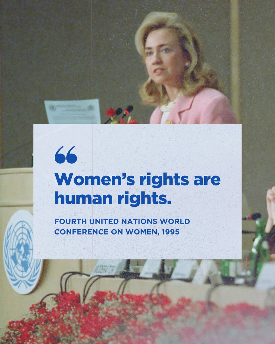 ClintonFdn's tweet photo. Quotes worth revisiting from Hillary Clinton. 

As we celebrate Secretary Clinton’s 79th birthday this month, we’re looking back at some favorite moments from her decades of public service and her ongoing charitable work through the Clinton Foundation.

Help us celebrate Secretary Clinton’s birthday by signing her birthday card here: https://t.co/U93BlB77Sj