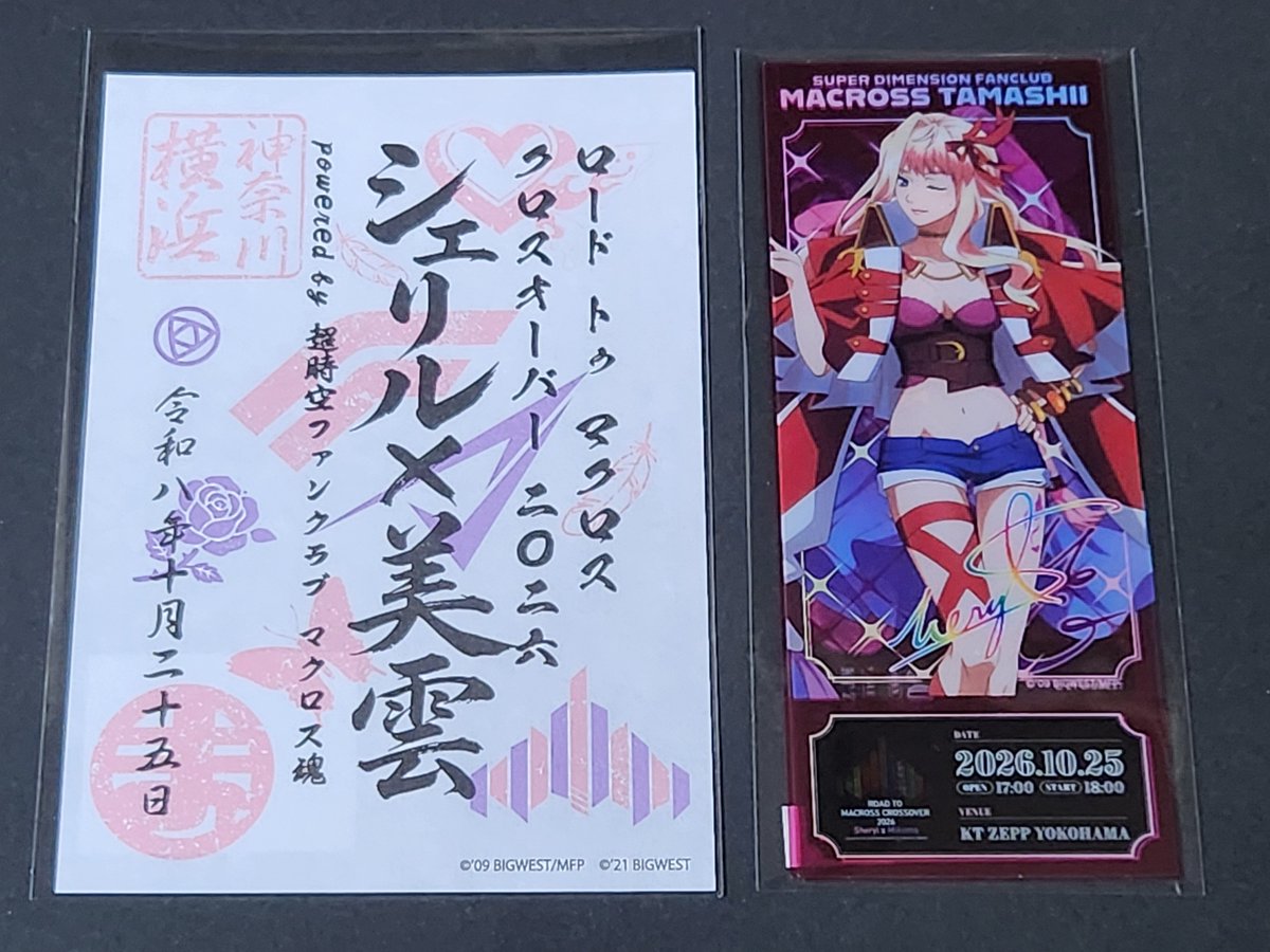 WAbsolute5's tweet photo. ROAD TO MACROSS CROSSOVER 2026 シェリ雲 戦利品 https://t.co/WGQVzIDiOk