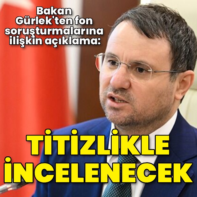 Haberturk's tweet photo. 📌Fon soruşturmalarına ilişkin açıklamalarda bulunan Adalet Bakanı Akın Gürlek, "Önceliğimiz, iade edilen tutarların gerçek hak sahiplerine ulaştırılmasıdır" ifadelerini kullandı https://t.co/8b3zn6Tw7d https://t.co/DGLeWlxquL