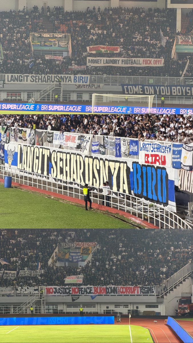 AldyGreget's tweet photo. Tonight’s protest and chant during Garudayaksa vs Persib game
📍Pakansari, Bogor https://t.co/Hiu1d2AwoN