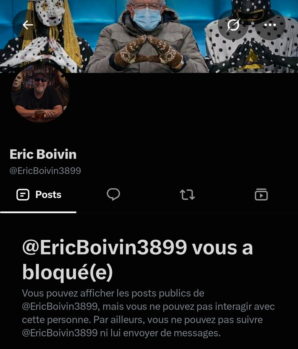 PhilBelanger5's tweet photo. J'suis tombé sur une de tes réponses,pis ça m'a surpris.

J'ai cherché ce que je t'ai fait..@EricBoivin3899 

J'ai pas trouvé.

Habituellement,j'essaie de ne pas bousculer mes followers avec lesquels j'suis 95%du temps d'accord..mais là,j'ai aucune idée de ce que je t'ai fait. 🤷🏼‍♂️ https://t.co/aoRWqK13gv