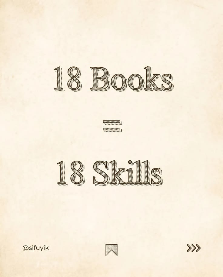 AkterAnika95421's tweet photo. 18 Books = 18 Skills.
Thread- 📌🧵 https://t.co/7FiJJHy4fz