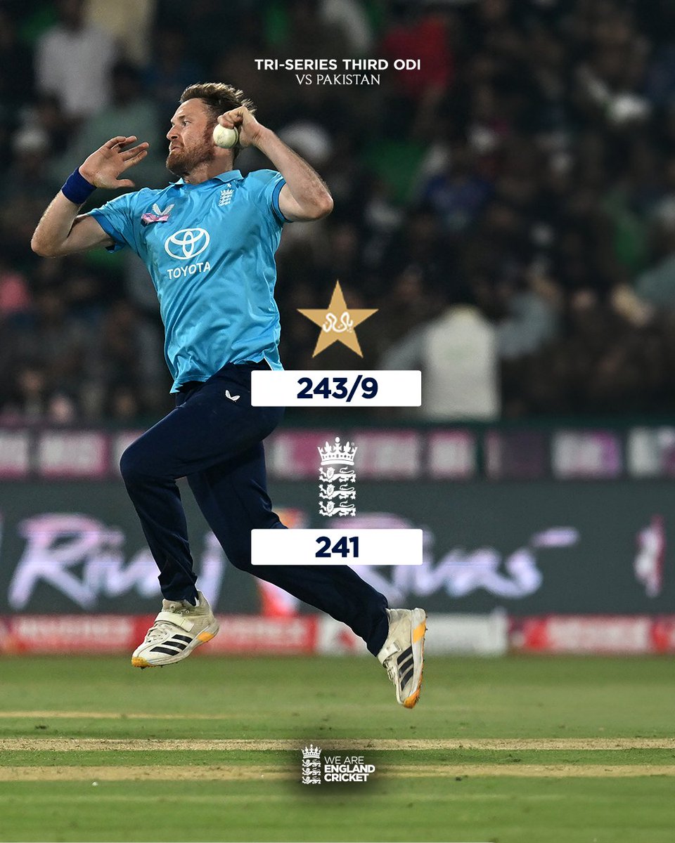 englandcricket's tweet photo. Result in Lahore https://t.co/1M7QW7jIUS