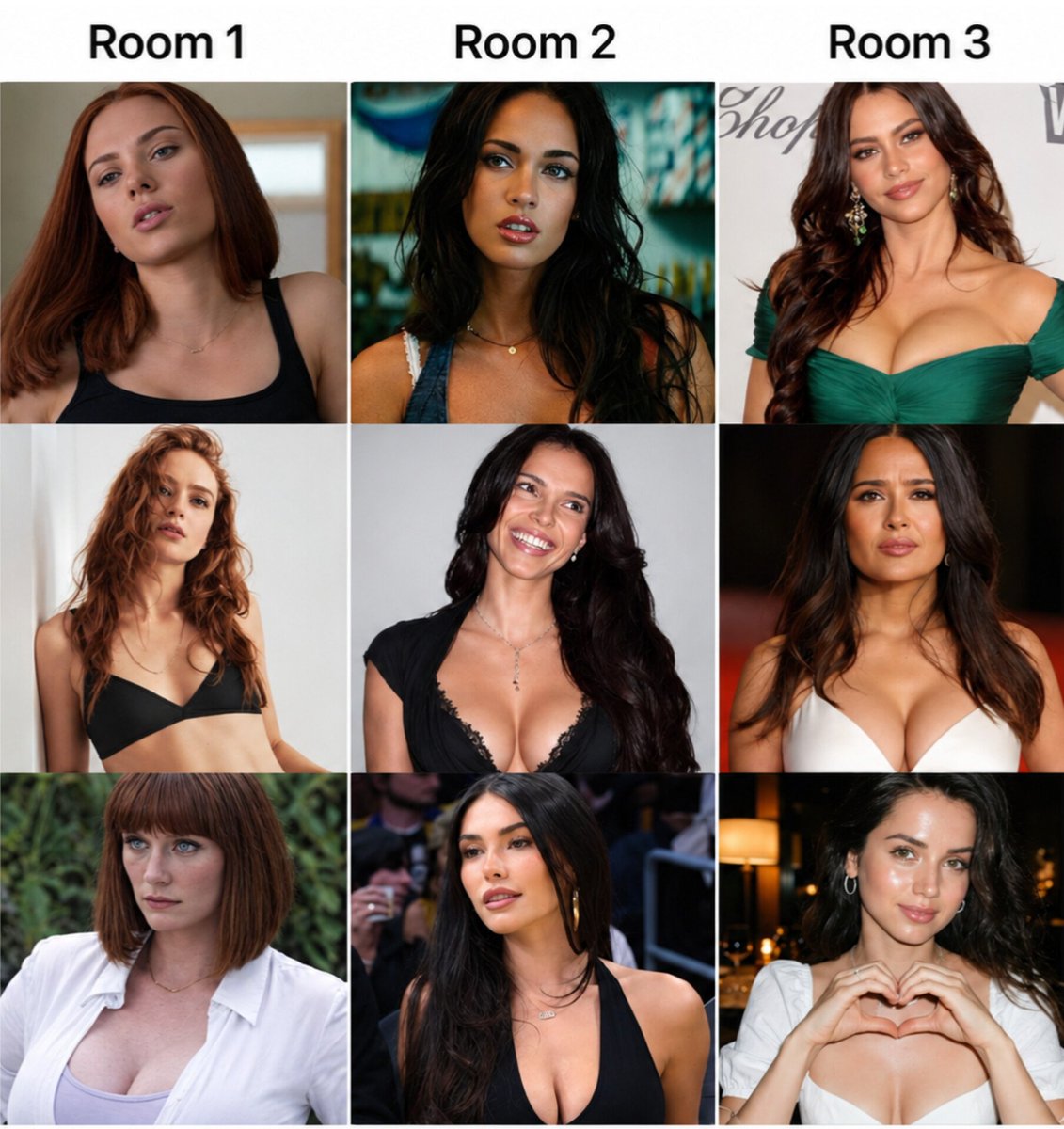 AvantikaHQ's tweet photo. This might be the hardest decision of your life…🔥 Which room are you choosing for the first round? 👀👇🏻 https://t.co/SYgFasGAQN