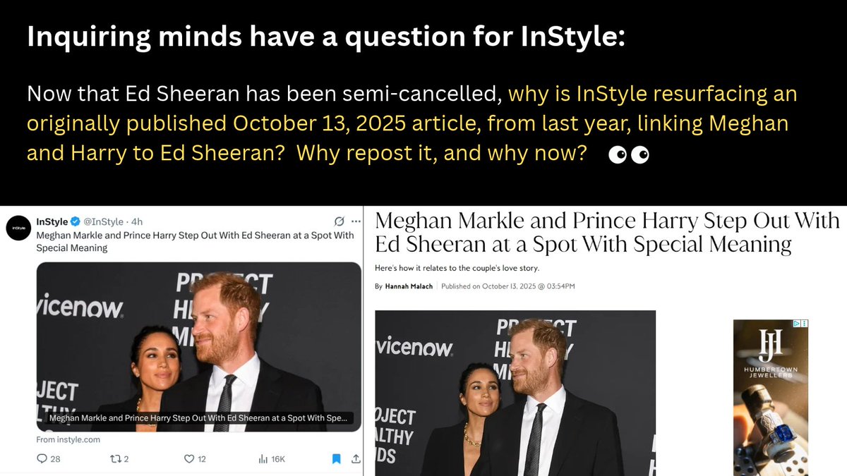 TheWeeksEnd_'s tweet photo. Media shenanigans???👀 
#InStyle #PrinceAndrew #RoyalFamily #Epstein #JimmySavile #VirginiaGiuffre #JasonKnauf #ThomasMarkle #WillamandCatherine #MeghanMarkle #MetropolitanPolice #MetPolice #KingCharles #PrinceWilliam #GrahamNorton #HarryandMeghan #MeghanSussex #Highgrove #Meghan https://t.co/x3TUIM3SUp