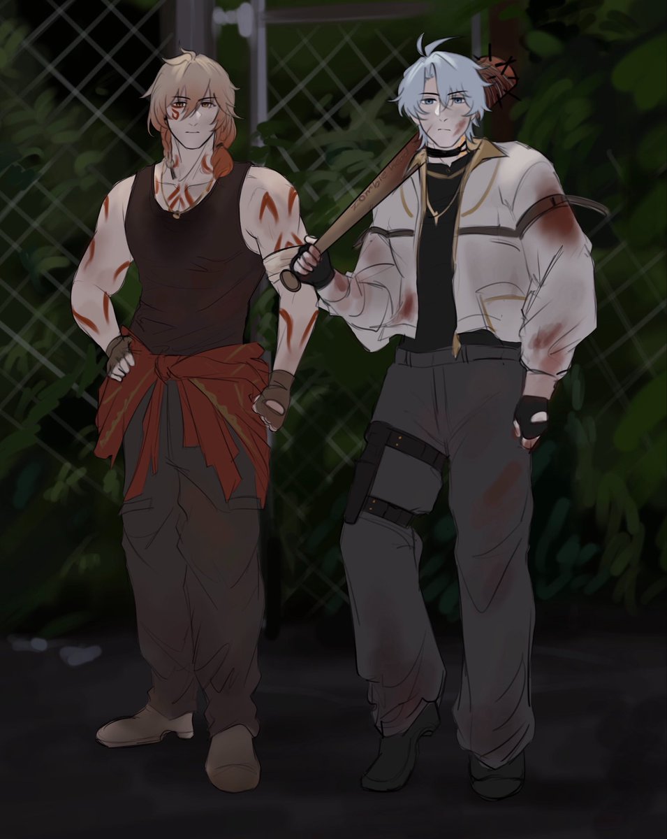 Ruxl110's tweet photo. #Phaidei zombie AU https://t.co/YiUBArusvA