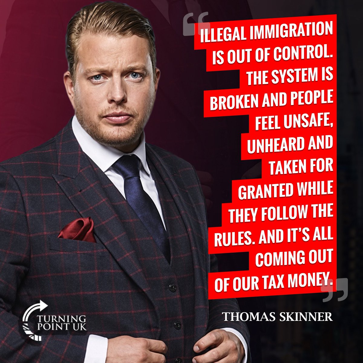 TPointUK's tweet photo. Illegal immigration is out of control. https://t.co/R0929B2dZF