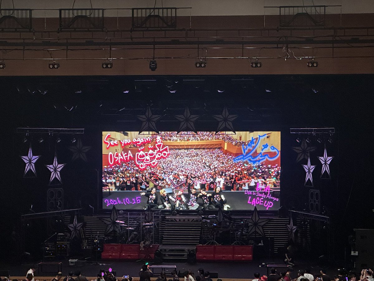 kittykitty013_'s tweet photo. 大阪LiVE Day 2完成！
ばいちー👋🏻

#LiSA 
#LiSA15th 
#LACEUP_TOUR https://t.co/70Q7nNP8cF