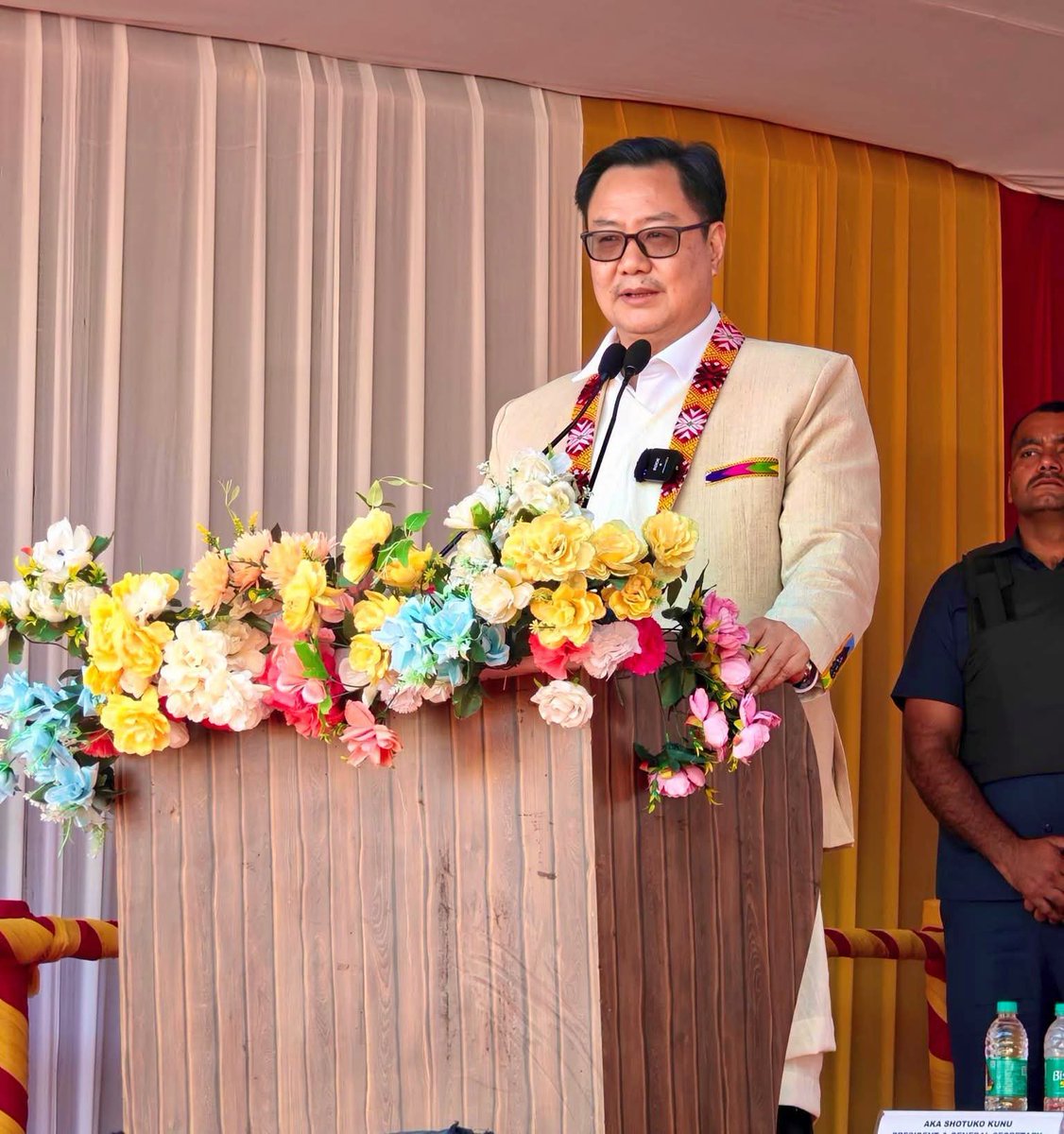 tsetenchombay's tweet photo. The Grand Inauguration of Tagi Raja and Medhi Raja War Memorial Park was more than an inaugural ceremony; it was a celebration of unity, brotherhood and collective pride, bringing together people from every section of West Kameng to honour our shared history and pay tribute to the brave souls who stood firm in the face of adversity.

Alongside Hon’ble Union Minister Shri @KirenRijiju Ji, Hon’ble Minister Shri @BiyuramWahgeBJP  Ji and Hon’ble MLA Shri Tenzin Nyima Glow Ji, it was an honour to witness this historic milestone that will preserve the legacy of Tagi Raja and Medhi Raja for generations to come.

My heartfelt congratulations to the Sani-Gibi Society (SGS) and the West Kameng District Administration for their commendable efforts in successfully organising this historic occasion.

May this memorial stand as a lasting symbol of courage, unity and brotherhood, inspiring generations to cherish our heritage and uphold the spirit of togetherness.