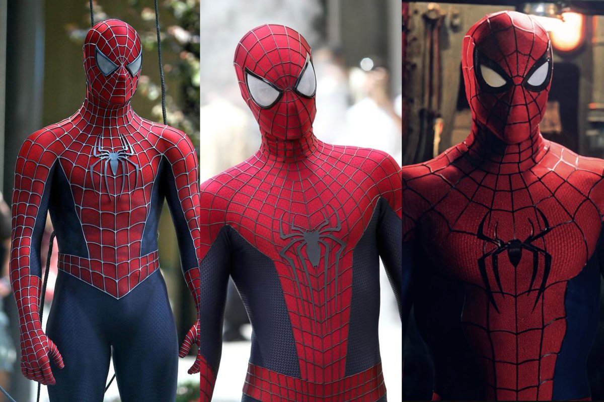 arkavx's tweet photo. how tf do they breathe in those tight Spiderman masks? https://t.co/NY2BURov6q