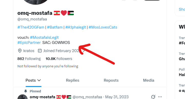 ManManly71867's tweet photo. @omq_mostafaa I think it was a pretty good idea reporting  you to epic games. Imagine a company paying you while you hate on them. I think you don't need the sac if you hate them that much!! :) https://t.co/IUfePyqxJL