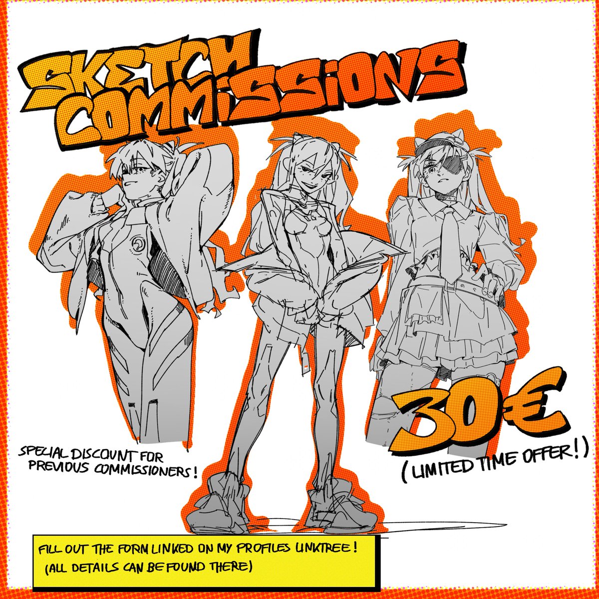 Felix_Th_'s tweet photo. Opening sketch commissions! https://t.co/opPqIyjwm2