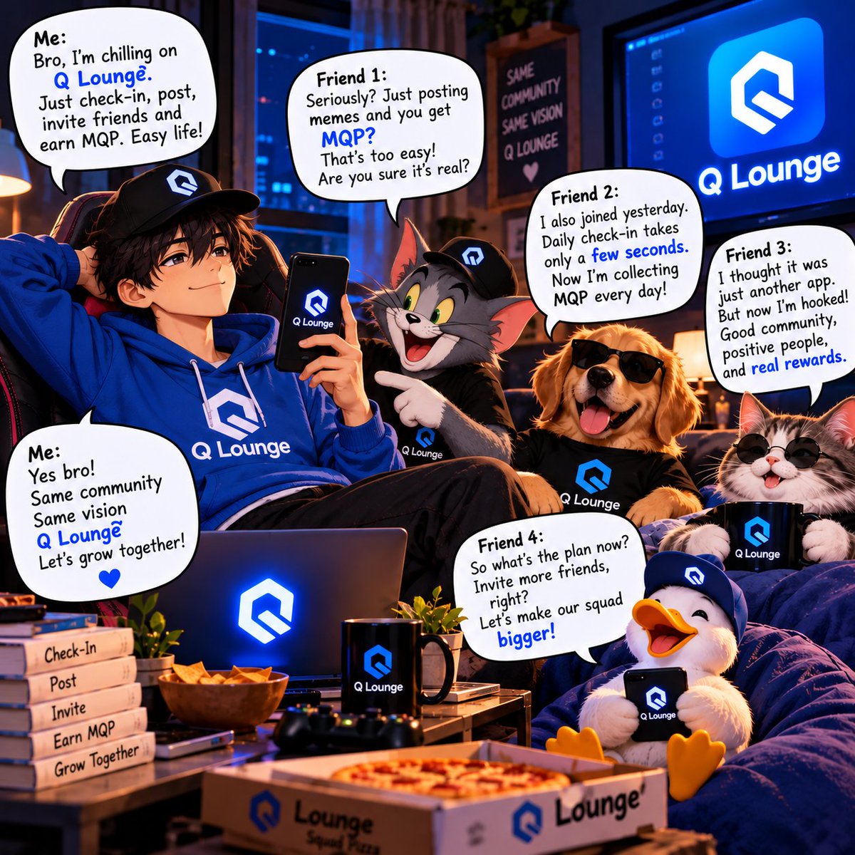Faria1551356's tweet photo. Everyone recognizing Q longue day by day, 

If you still don't know about Q longue. 

 right now download Q longue, create a account with your Gmail, 

And checking everyday collect more MQP, 

Apps link
https://t.co/Z0oPFJvNMO https://t.co/SEPZSE19Cw