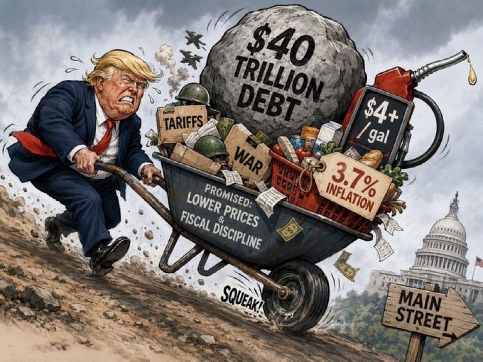 CaraMia200's tweet photo. #HaveALaugh
#HaveACry
This is how #Trump suckered #MAGACultMorons.
This is what they really got👇🏼#VoteBlue2026 https://t.co/NB5JEDt9ez